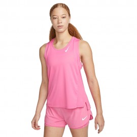 Nike Canotta Running Fast Df Rosa Reflectiv Argento Donna