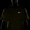 Nike Maglia Running Miler Breathe Bright Cactus Reflective Argento Uomo