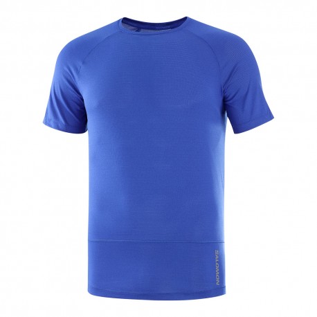Salomon T-Shirt Trail Running Cross Run Surf The Web Uomo