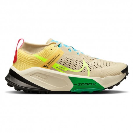 Nike ZoomX Zegama Trail Team Gold/Volt-Citron Pulse - Scarpe Trail Running Donna
