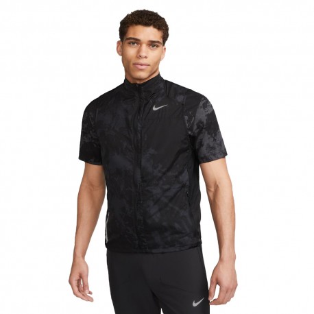 Nike Gilet Running Dvs Vest Nero Reflective Argento Uomo