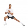 Nike Pantaloncini Running Df Challenger Dye 7" Nero Reflective Argento Uomo