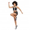 Nike Crop Top Running Dvs Reflective Nero Donna