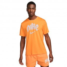 Nike Maglia Running Division Miler Vivid Arancio Reflective Uomo