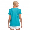 Nike T-Shirt Running Fast Rapid Teal Reflective Argento Donna