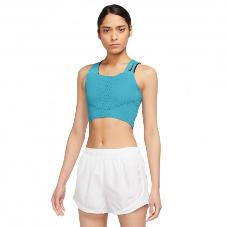 Nike Reggiseno Sportivo Aeroswift Rapid Teal Nero Donna