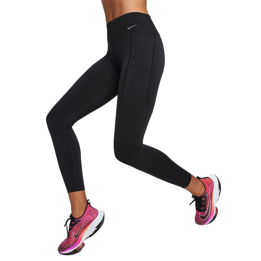 Nike Leggings Running Go 7 8 Nero Donna