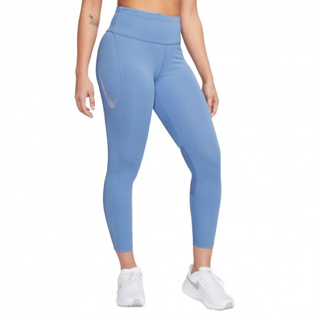 Nike Leggings Running Fast 7 8 Polar Diffused Blue Donna