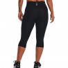 Under Armour Leggings Running Capri Fly Fast 3.0 Speed Nero Reflective Donna