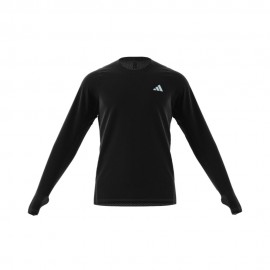 ADIDAS Maglia Running Ml Icons Nero Bianco Uomo