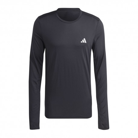 ADIDAS Maglia Running Ml Run It Nero Uomo