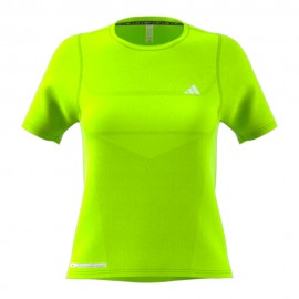 ADIDAS T-Shirt Running Ultimate Kint Fluo Donna