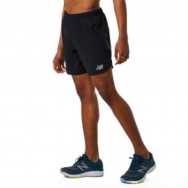 New Balance Pantaloncini Running Impact Run 7 Inch Nero Uomo