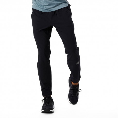 New Balance Pantaloni Running Impact Run Wovent Nero Uomo