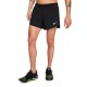 Nike Pantaloncini Running Fast 4" Nero Reflective Argento Uomo