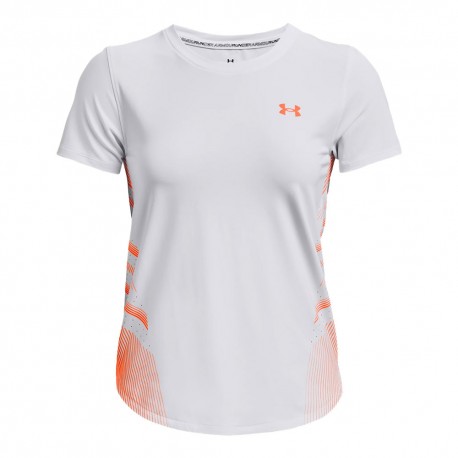 Under Armour Maglia Running Iso-Chill Bianco Reflective Donna