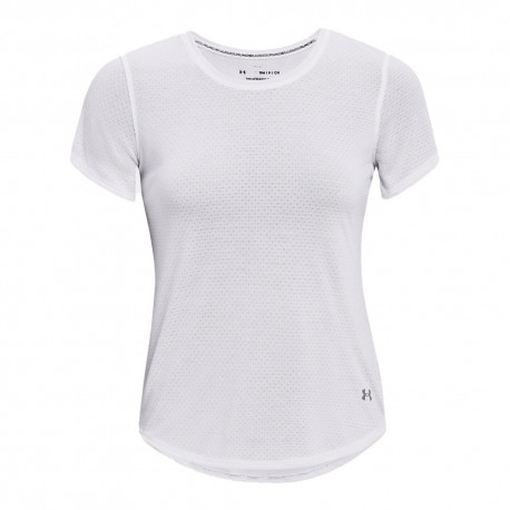 Under Armour Maglia Running Streaker Bianco Donna