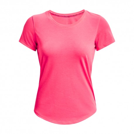 Under Armour Maglia Running Streaker Rosa Shock Donna