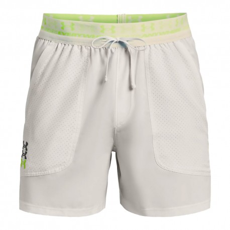 Under Armour Pantaloncini Running Anywhere Grigio Verde Uomo