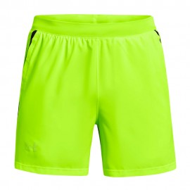 Under Armour Pantaloncini Running Launch 5 Lime Surge Uomo