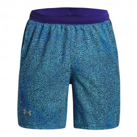 Under Armour Pantaloncini Running Launch 7 Printed Blu Uomo