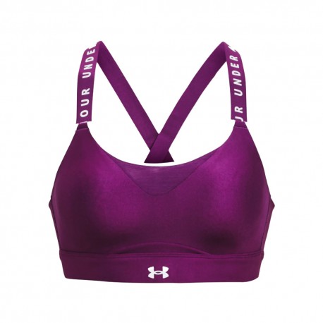 Under Armour Reggiseno Sportivo Infinity High Bianco Donna