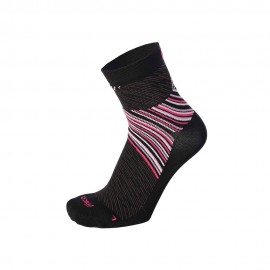 Mico Sport Calze Running Med Light Extra Dry Nero Rosa