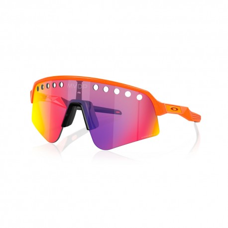 Oakley Occhiali Ciclismo Sutro Lite Sweep MVDP Orange Sparkle/Prizm Road