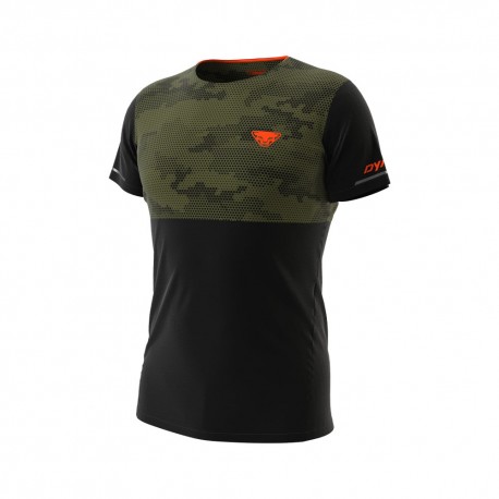 Dynafit T-shirt Trail Running Graphic Winter Moss Uomo