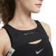 Nike Reggiseno Sportivo Nero Lt Smoke Grigio Donna