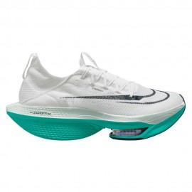 Nike Air Zoom Alphafly Next% 2 Bianco Verde Acqua - Scarpe Running Uomo