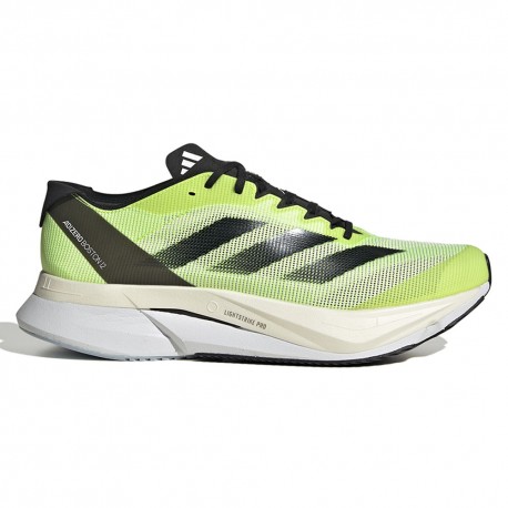 ADIDAS Adizero Boston 12 M Fluo Nero - Scarpe Running Uomo