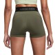 Nike Shorts Sportivi Pro Train 3In Verde Donna