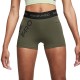 Nike Shorts Sportivi Pro Train 3In Verde Donna