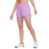 Nike Shorts Sportivi 2In1 Lilla Donna