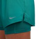 Nike Shorts Sportivi 2In1 Blu Donna