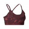 ADIDAS Reggiseno Sportivo Train Camou Tech Fit Bordeaux Donna