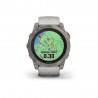 Garmin Fenix 7X Pro Sap Solar Ti Grigio Arancio