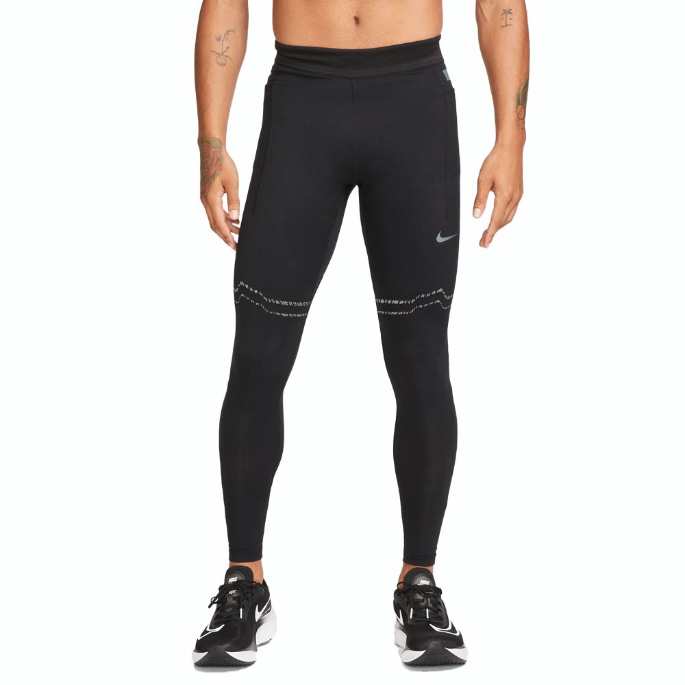 Nike Leggings Running Division Nero Reflective Nero Uomo