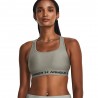 Under Armour Reggiseno Sportivo Crossback Med Supp Train Salvia  Donna