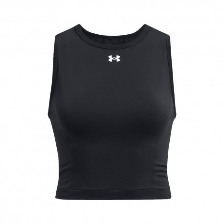 Under Armour Top Palestra Seamless Train Nero Donna