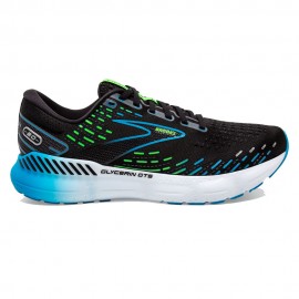 Brooks Glycerin 20 Gts Nero Azzurro Verde - Scarpe Running Uomo