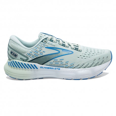 Brooks Glycerin Gts 20 Blu Glass Marina Legion Blu - Scarpe Running Donna