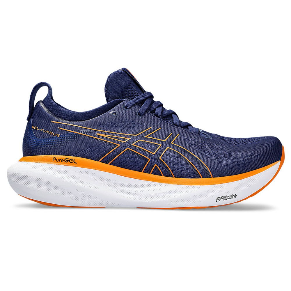 Asics Gel Nimbus 25 Blu Arancio Scarpe Running Uomo