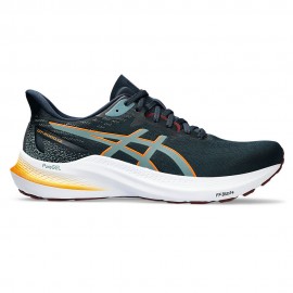 Asics Gt-2000 12 Blu Arancio Verde - Scarpe Running Uomo