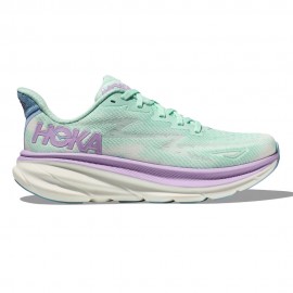 Hoka Clifton 9 Azzurro Lilla - Scarpe Running Donna