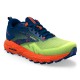 Brooks Trail Running Cascadia 17 Sharp Verde Navy Firecracker - Scarpe Trail Running Uomo