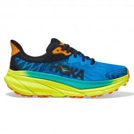 Hoka Challenger Atr 7 Blu Verde - Scarpe Trail Running Uomo