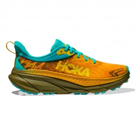 Hoka Challenger Atr 7 GORE-TEX Arancione Verde - Scarpe Trail Running Uomo