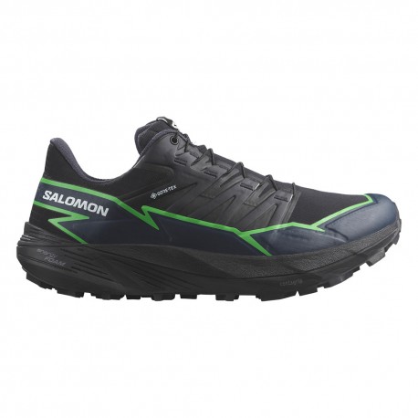 Salomon Trail Running Thundercross GORE-TEX Nero Verde - Scarpe Trail Running Uomo